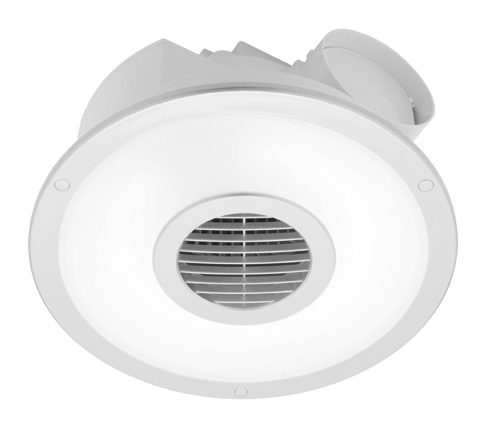 MERCATOR BE220FSPSL Skyline Round Exhaust Fan With 22W T5 Lamp