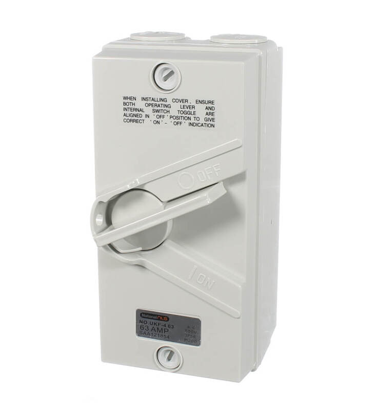 NLS 30664 | 4 Pole 63Amp Isolating Switch | IP56 Weather Protected