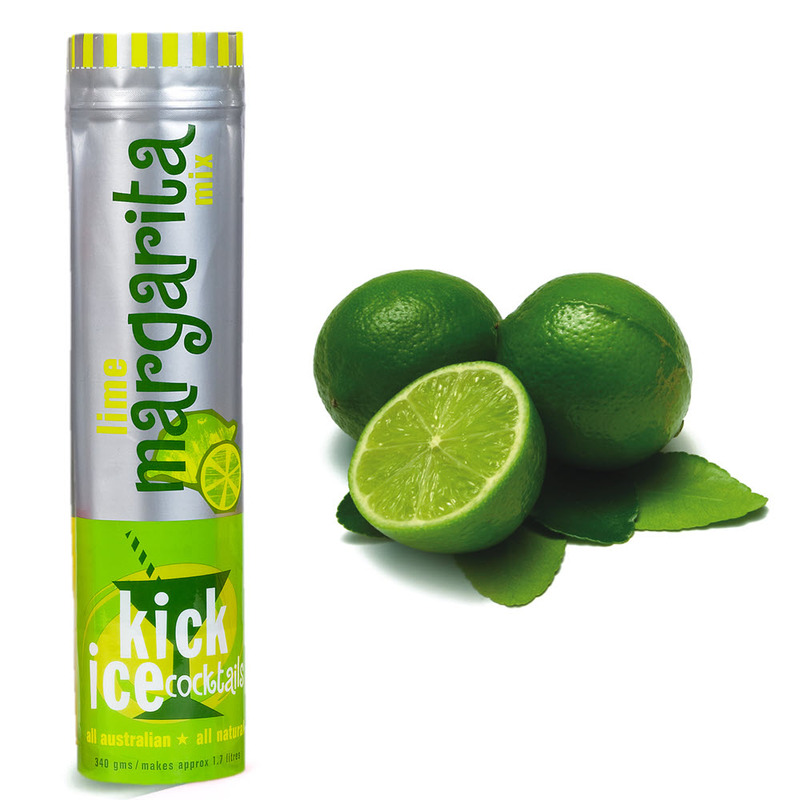 Lime Margarita | Kick Ice Cocktails Lime Margarita mix | Makes  litres