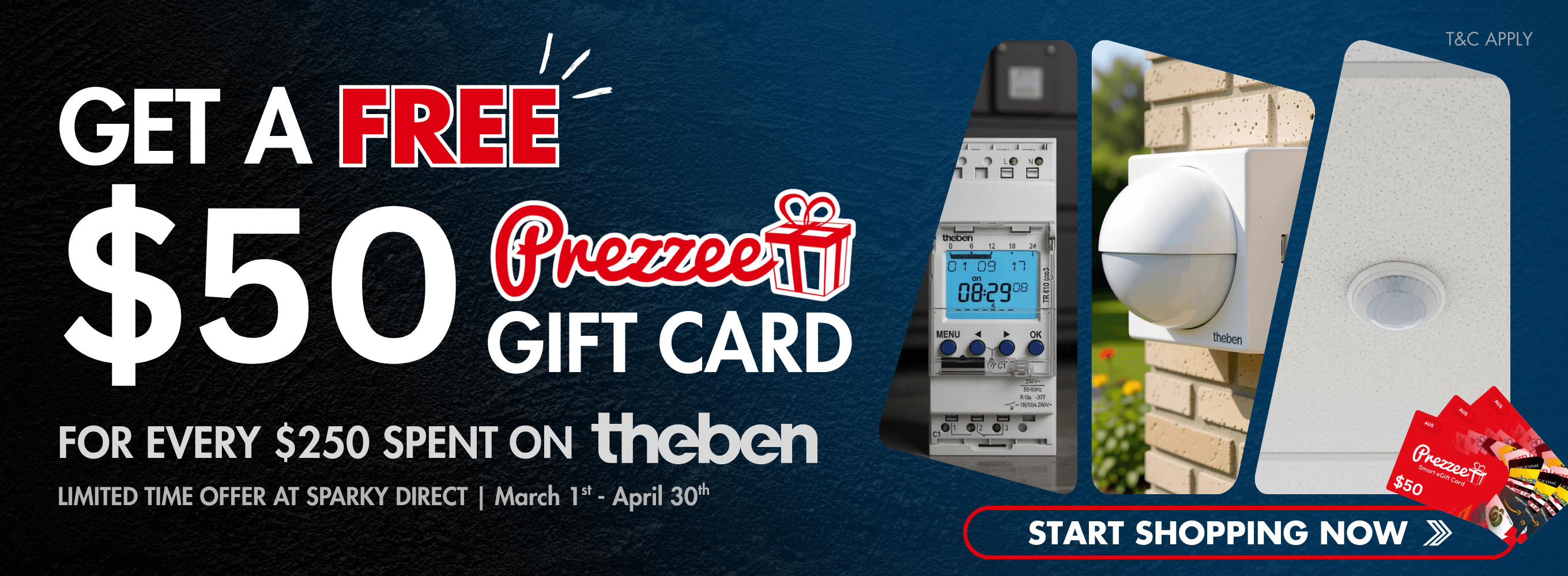 Theben $25 Prezzee | March & April 2026