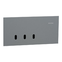 Clipsal 1043TUA-PT | Solis T-Series 3 Gang Switch Grid and Plate | Platinum