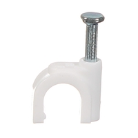 NLS 30759 | 8mm Cable Clips to Suit 8mm OD Cable | 500 Jar | White