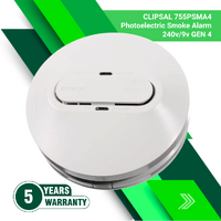 CLIPSAL 755PSMA4 | Photoelectric Smoke Alarm 240v/9v GEN 4