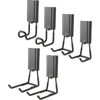 Gator Magnetics AGBBLK601 | 6 Pack of Mixed MIDI Magnetic Hooks 11kg Capacity | Black