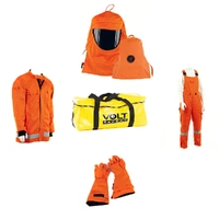 Volt Safety ARC-KIT4-S-VT-M | Arc flash Kit HRC4 43cal/cm2 – Sherwood Nomex - Vented Hood | Size: M