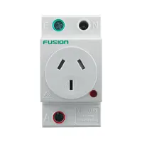 CSG DRSO310 | Fusion DIN Rail Socket Outlet 3 Pin 2 Pole 10A