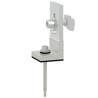 Clenergy ER-I-05 | PV-ezRack Tin Interface Roof Hook/Bracket Aluminium | Silver