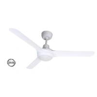 Ventair SPY1253WH-L | SPYDA 1250mm 3 Blade Ceiling Fan With Light