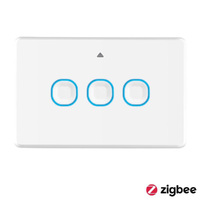 Mercator Ikuu SSW03GN-ZB | Smart Triple Light Switch 10A Requires Neutral | Zigbee