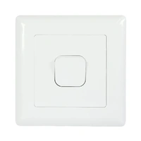 Tesla TESSW1LDX | 1 Gang Large Light Switch 16A | White