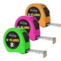 Sterling V8025F | 8m x 25mm V-Force Fluro Measuring Tape